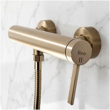 Zuhanycsaptelep Rivo Brush Gold