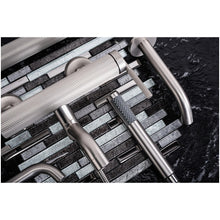 Fürdőkád csaptelep Argon Brush Nickel