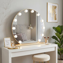 LED Tükör HOLLYWOOD L. Gold 50 cm