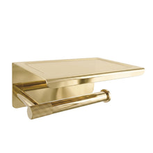 WC-papír tartó polccal 6613 Modern Gold
