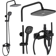 Zuhanyszett REA ARGUS BLACK MATT