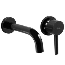 Falra szerelhető csaptelep Rea Lungo Black Metallic + box
