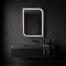 LED Tükör ZONE 70x50 BRUSH ROSE GOLD