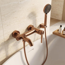 Fürdőkád csaptelep Rea Foster Brush Copper