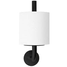 Falra szerelhető wc papír tartó BLACK 322220A DUO