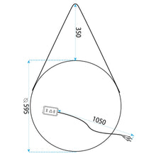 LED Tükör 60cm YH-3339