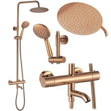 Termosztátos zuhanyszett Lungo Diamond Copper