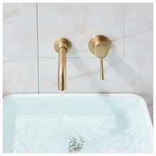 Falra szerelhető csaptelep Rea Lungo Long Gold Brush + box