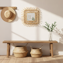 Boho fali tükör 45CM QDJ071