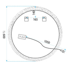 LED Tükör 60cm YH-3562