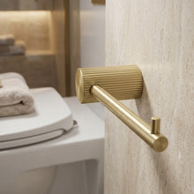 Falra szerelhető wc papír tartó 64105 SOLO Brush Gold