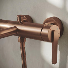 Fürdőkád csaptelep Rivo Ontario Side Brush Copper