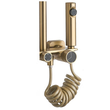 Zuhanyszett REA HELIX Brush Gold