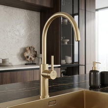 Konyhai csaptelep REA Rivo Brush Gold