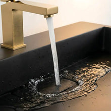 Konglomerátum mosdó GOYA BLACK MAT 60CM