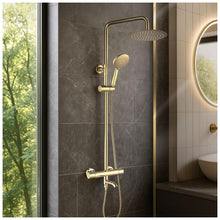 Termosztátos zuhanyszett Lungo Diamond Gold