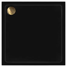 Akril zuhanytálca Rea Savoy black 80x80