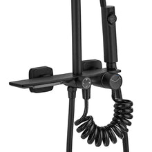 Zuhanyszett REA HELIX Black