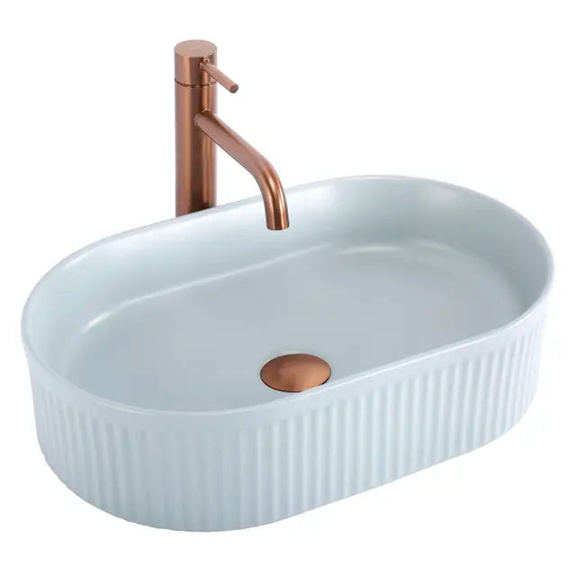 Pultos mosdókagyló Rea Vanda Baby Blue Matt