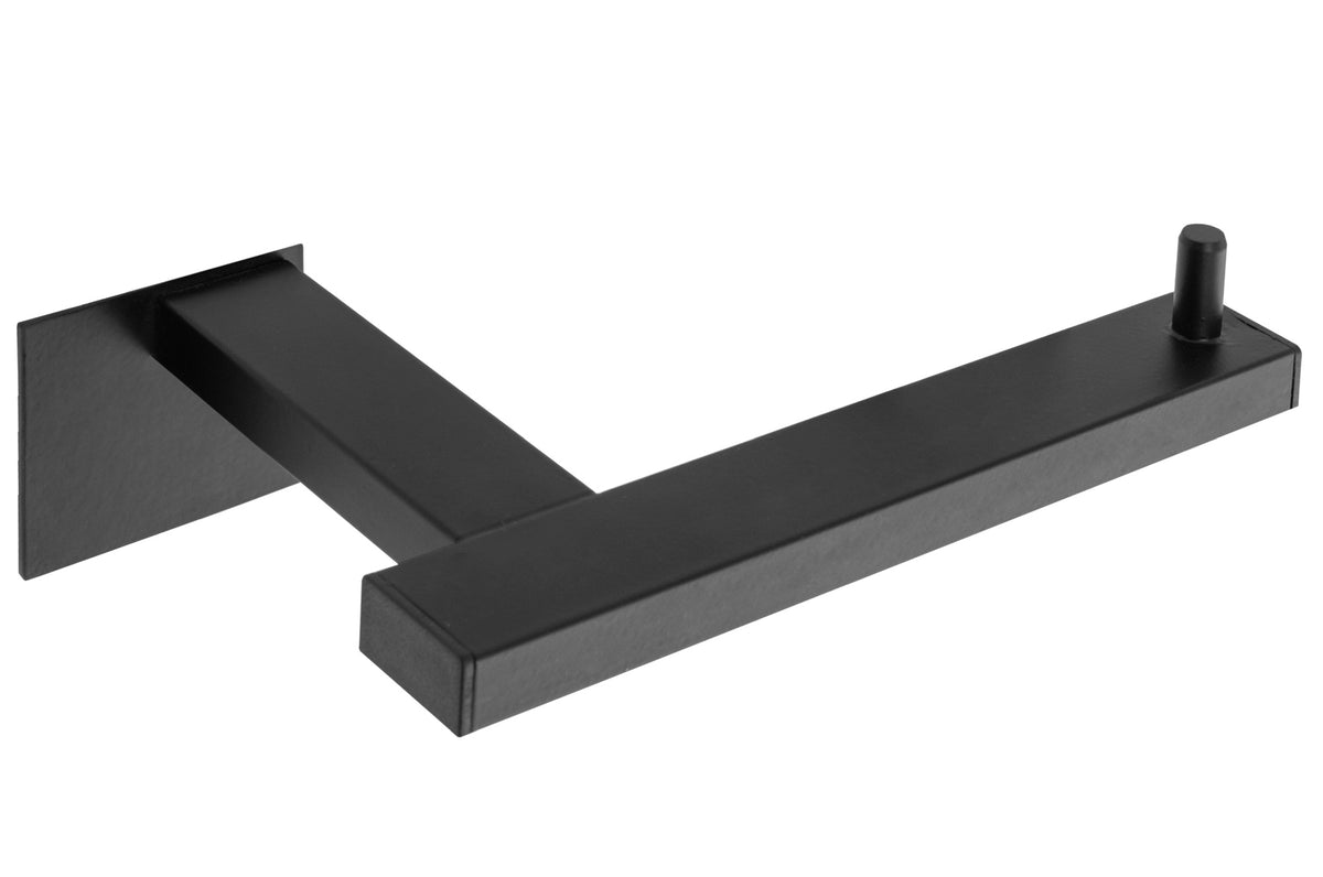 Falra szerelhető wc papír tartó Black Mat 392599