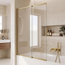 Kádparaván tolóajtós REA Dario Brush Gold 80