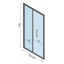 Sarok zuhanykabin Rapid Fold