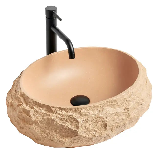 Pultos mosdókagyló Mika Light Terracotta