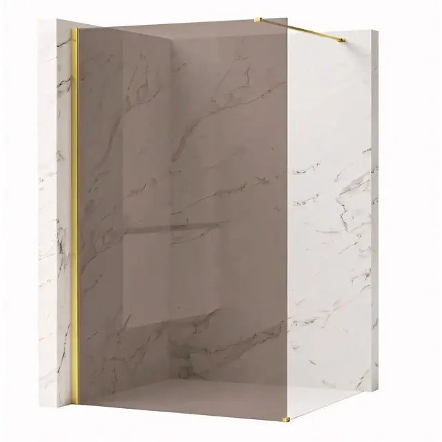 Zuhanyfal Rea Flexi Brown / Gold