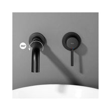 Falra szerelhető csaptelep Rea Lungo LONG black mat + box