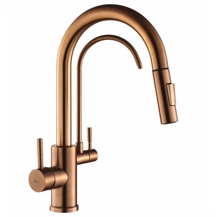 Konyhai csaptelep Rea Eco Fresh Brush Copper
