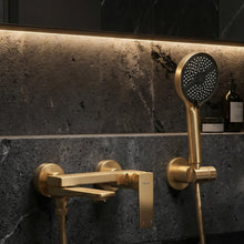 Fürdőkád csaptelep PREMIUM REA Prime Gold Brush