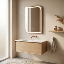 LED Tükör ZONE 70x50 BRUSH ROSE GOLD