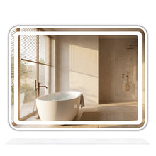 LED fali tükör polccal 80x60 cm L-8060