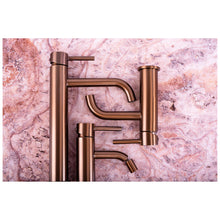 Bidé csaptelep Lungo Copper Brush