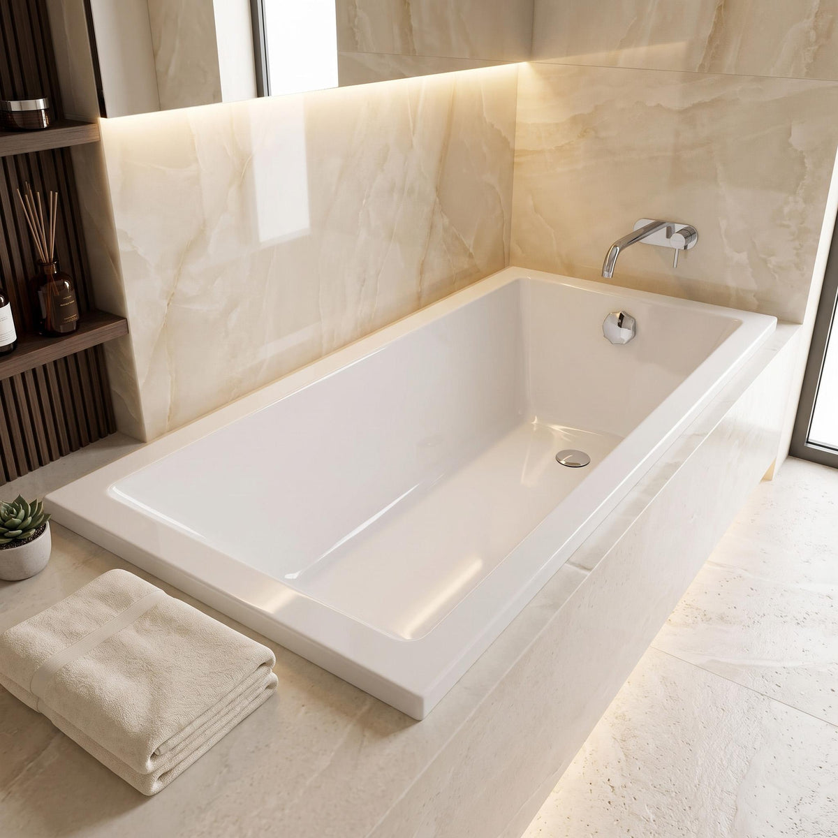 Aquavelle Chrome Bath