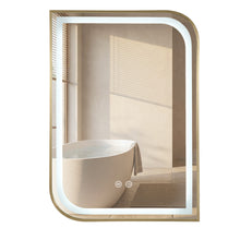 LED Tükör ZONE 80X60 GOLD BRUSH