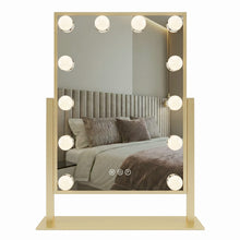 LED Tükör HOLLYWOOD L.Gold 30x40