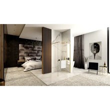 Zuhanyfal Rea Aero Gold N Walk In + EVO