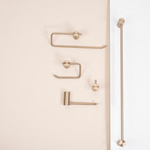 Falra szerelhető wc papír tartó 9711 Prism Brush Gold