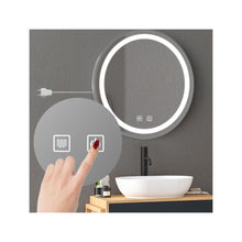 LED Tükör 50cm MMJ BRUSH SILVER