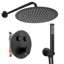 rejtett Zuhanyszett Rea LUNGO Black Matt BOX