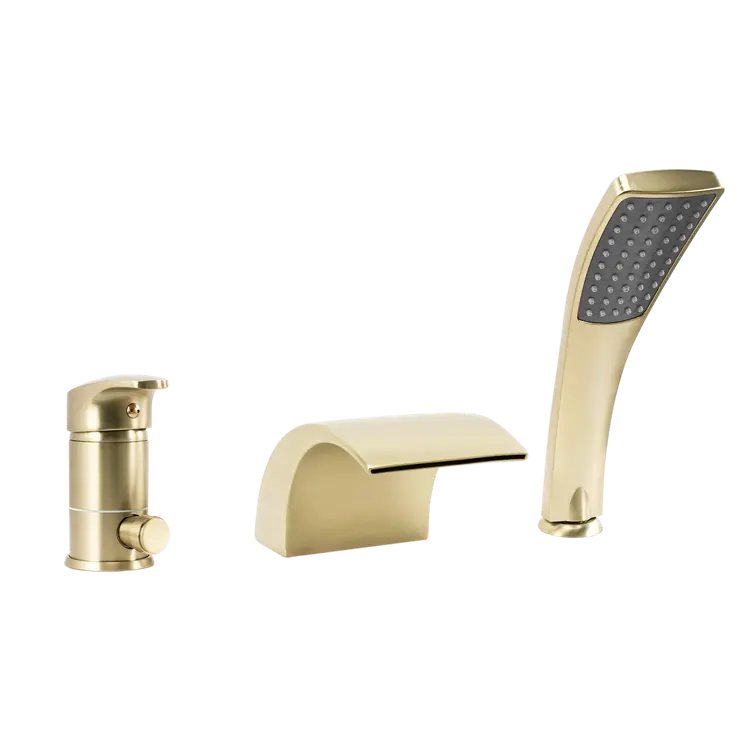 Fürdőkád csaptelepBrush Gold