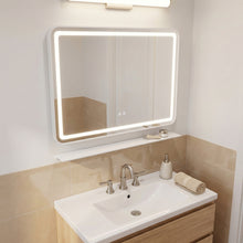 LED fali tükör polccal 80x60 cm L-8060