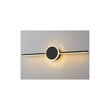 Fali LED LÁMPA APP848-1W TÜKÖR fölött 40CM ROUND Fekete