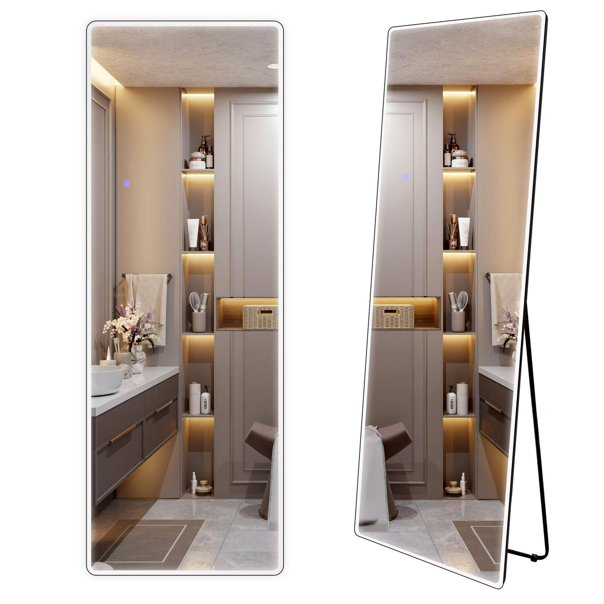 Tükör LED Classico 50x160cm Black