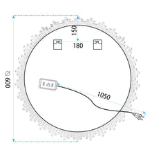 LED Tükör 60cm YH-3564