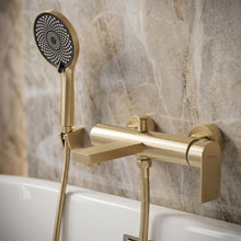 Fürdőkád csaptelep Hunter Brush Gold