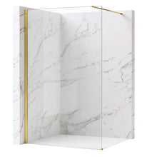 Zuhanyfal Rea Flexi Transparent / Gold