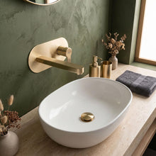 Falra szerelhető csaptelep REA Arcos Brush Gold