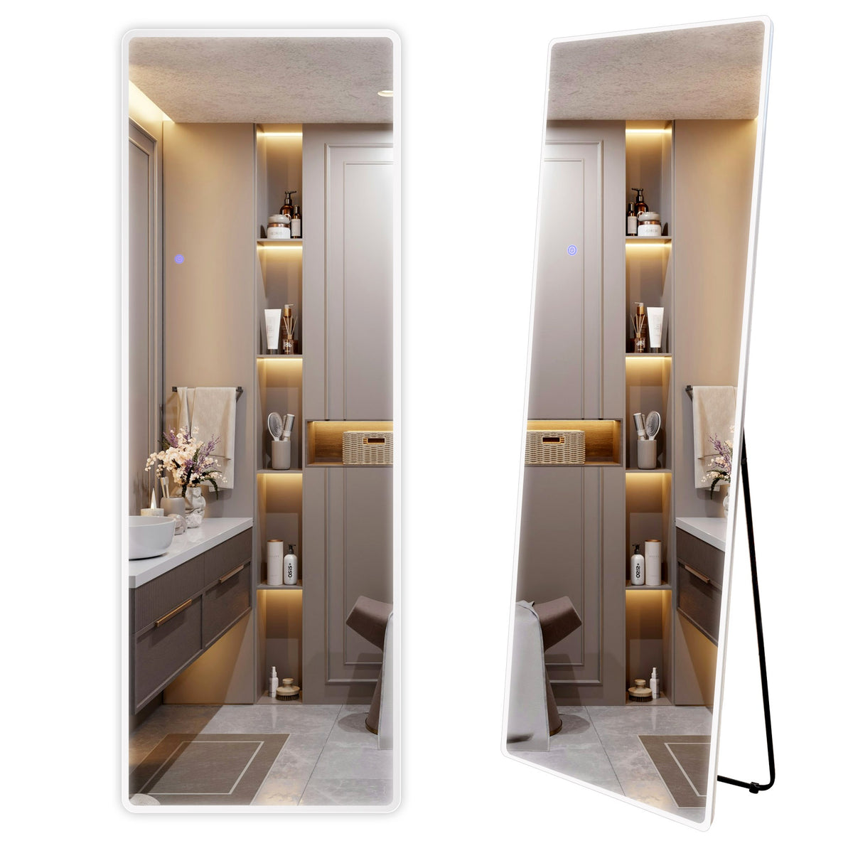 Tükör LED Classico 60x170cm White